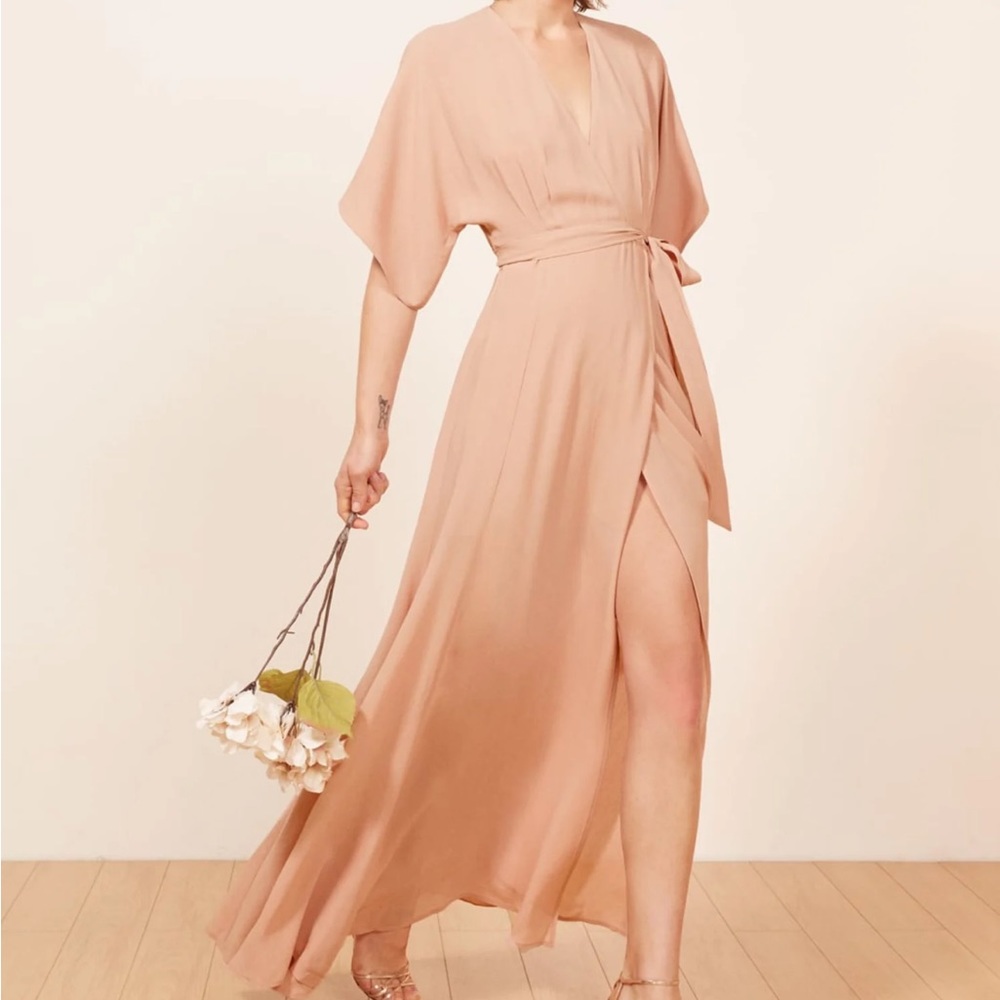 Reformation Winslow Dress in Blush